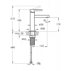 VitrA Origin A4255634 Lavabo Bataryası, Fırçalı Nikel
