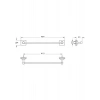 Vitra Root Havluluk 40 cm Mat Siyah A4480936