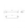 Vitra Root Havluluk 40 cm Mat Siyah A4480936