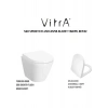 VitrA S60 Smooth Flush Asma Klozet 7510L003-0090, Vitra Universal 2 Soft Klozet Kapağı 121-003-909