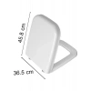 VitrA Shift 91-003-009 İnce Klozet Kapağı, Yavaş Kapanır, Beyaz(Duroplast)