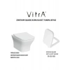 VitrA Zentrum Square Asma Klozet - Vitra İntegra Square Klozet Kapağı 191-003-009