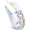 Warp WRP-O12800-W 12800 Dpi Wide Rgb Özel Abs Doku Reflex Örgü Kablolu Beyaz Gaming Mouse