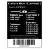 Wera Kraftform Micro 12 Parça Tornavida Seti - 05073675001