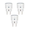 Wi-Fi Akıllı Priz, 3lü Set, 16A Güç Kapasitesi