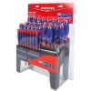 Workpro WP200507 100 Parça Duvar Askı Aparatlı Profesyonel Cr-V Manyetik Tornavida ve Bits Uç Seti