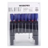 Workpro WP200507 100 Parça Duvar Askı Aparatlı Profesyonel Cr-V Manyetik Tornavida ve Bits Uç Seti