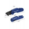 Workpro WP211008 Profesyonel Katlanır Çok Amaçlı Rötuş Maket Bıçağı + 10 Adet Yedek Bıçak