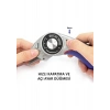 Workpro WP211013 Ağır Hizmet Alüminyum Gövde Açı Ayarlı Katlanır Rötuş Maket Bıçağı + 5 Adet Yedek Bıçak