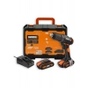 Worx WX108 20V/2.0AH. Li-Ion Çift Akülü Profesyonel Şarjlı Matkap