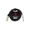 XLR M - 1/4 TRS Kablo - 3 Metre Uzunluk