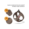 XS Beden Kahverengi Clasp Cord Harness, Dayanıklı ve Rahat