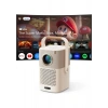 Yaber T2 Plus Google TV - Dahili JBL Hoparlör & Dolby Ses Desteği - Bataryalı - AI Akıllı Yansıtma 450 Ansi Lumen Full HD Projeksiyon Cihazı