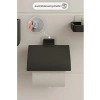 Yapışkanlı Antrasit Renk Tuvalet Kağıtlığı