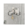 Yapışkanlı Banyo Köşeliği, Metal Raf, Duvar Düzenleyici