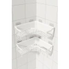 Yapışkanlı Banyo Rafı, 2li Set, Pratik Düzenleme