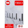 Yapışkanlı Kapı Arkası Askılık, 5li Set, 3M Yapışkan Tasarım