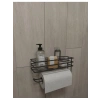 Yapışkanlı Siyah Kağıt Rulo Havluluk ve Peçetelik Düzenleyici