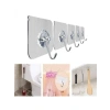 Yeniden Kullanılabilir Şeffaf Askı Kancası - 5li Set