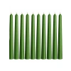 Yeşil İnce Şamdan Mum Seti - 10lu Paket