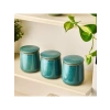Yeşil Porselen 3lü Baharat Takımı