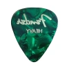 Yeşil renkli 1 adet Fender 351 şekli gitar plectrum