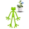 Yeşil Renkli Kurbağa Şeklinde Bitki Destek Aparatı, 13cm x 11cm