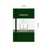 Yeşil Sert Kapak Defter 9x14 cm Nota Bene Klasik Tasarım