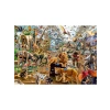 Yetişkinler için 1000 Parça Müzede Kaos Puzzle
