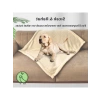 Yıkanabilir Kedi Köpek Battaniyesi, Premium Peluş, Krem Renk, 80x100