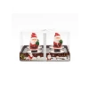 Yılbaşı Temalı 4’lü Noel Baba Figürlü Mum Seti