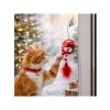 Yılbaşı Temalı Kedi Oyuncağı, Noel Baba Figürlü, Zilli