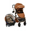 Yoyko Capsule Egg Travel Sistem Bebek Arabası Kahve Rose