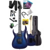 Yüksek Kaliteli Elektro Gitar - Blue Rosewood Klavye ve HH Manyetik
