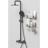 Zabata Yapışkanlı 2li Set Banyo Rafı Duş Şampuanlık Duvar Düzenleyici Organizer