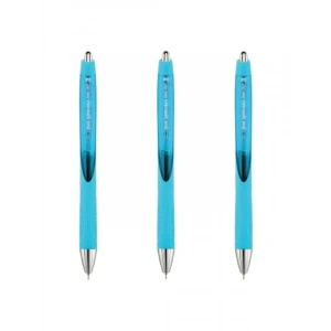 0.5 mm İğne Uçlu Turkuaz Jel Kalem, 3lü Set