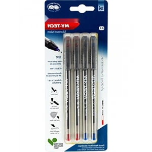 0.7 mm Uçlu Karışık Tükenmez Kalem Seti - 4lü