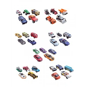 1:64 Ölçekli Matchbox 5li Araba Seti, Eğlenceli Oyun