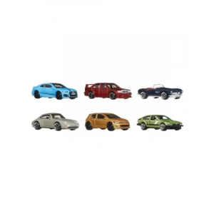 1:64 Ölçekli Metal Araç Seti - 6lı Avrupa Aracı (Çeşitli Stiller)