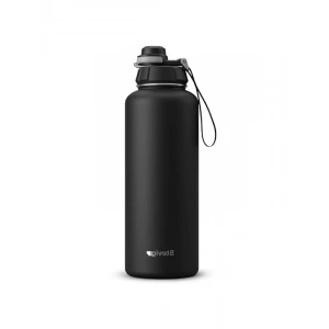 Sızdırmaz Çelik Termos, 1500 ml Kapasite, Siyah Renk