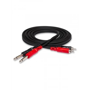 1 Metre Uzunluğunda 1/4 inç TS - RCA Balanssız Kablo