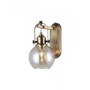 1 X E27 Duy ile Uyumlu Eskitme Tasarımlı Metal ve Cam Aplik
