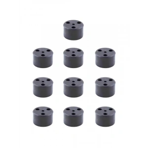 10 ADET 3.7 cm Siyah Mobilya Ayak Yükseltici - Koltuk ve Kanepe İçin