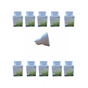 10 Adet 5W GU10 Duy Gün Işığı LED Spot Ampul
