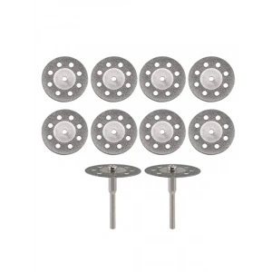 10 Adet Elmas Kesme Diskleri - 22mm Çap