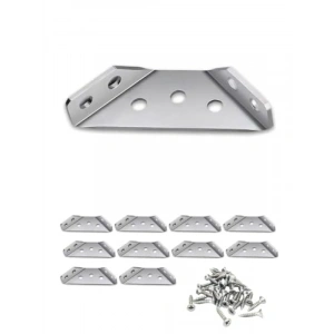 10 Adet Metal Köşe Bağlantı Aparatı Seti
