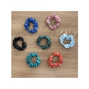 10 Adet Saten Saç Lastiği Seti