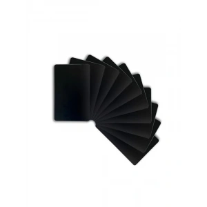 10 Adet Siyah PVC Mat NFC Kart, NTAG213