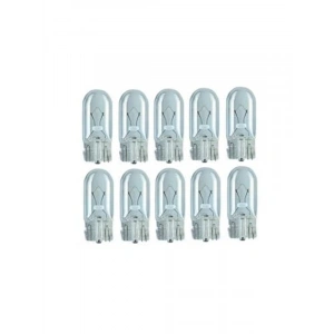 10 Adet W5w T10 Dipsiz Ampul, 12v 5w