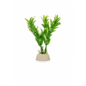 10 cm boyunda plastik akvaryum bitkisi, doğal görünümlü